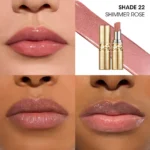 رژ لب براق و آبرسان ایو سن لوران Candy Glaze – رنگ 22 Shimmer Rose - تصویر 3