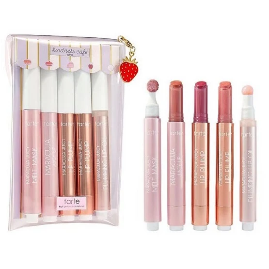 TARTE_Kindness_Cafe_5_Piece_Gift_Set_Price_In_Pakistan ست ۵ عددی محصولات لب تارت Sweet Indulgences Maracuja Juicy Lip Vault - تصویر 1